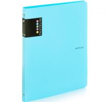 Caiet mecanic 4 inele Pastelini blue