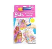 Carte colorat Picteaza cu apa Barbie