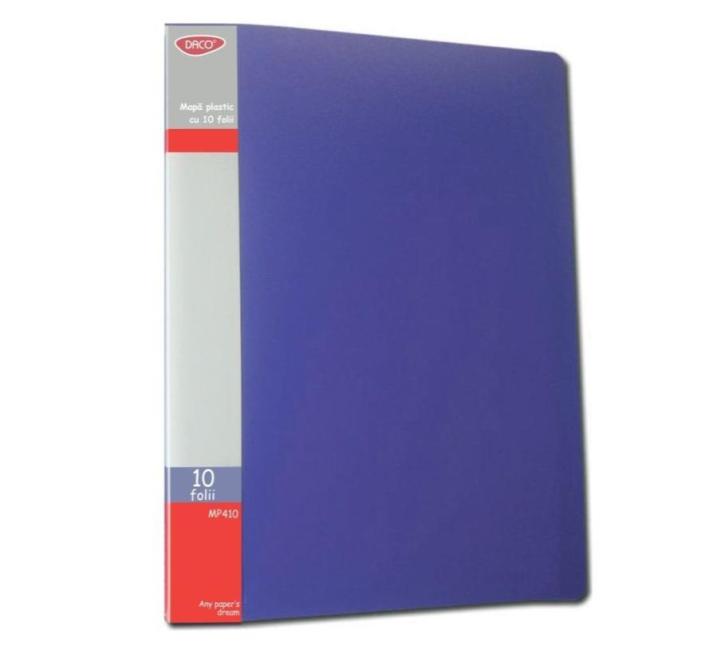 Bemutató mappa 10 fólia Daco kék