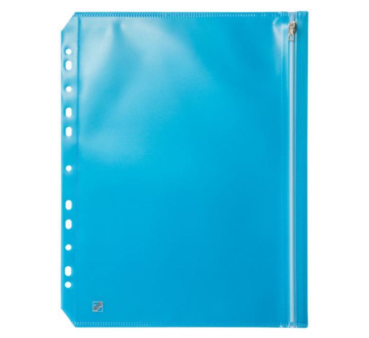 A4-es mappa cipzárral és perforációval