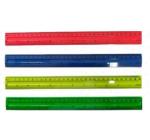 Műanyag színes vonalzó 30 cm