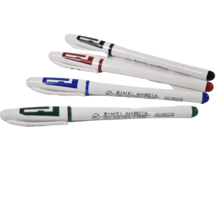 Zselés golyóstoll AH-801A AOHOA fekete