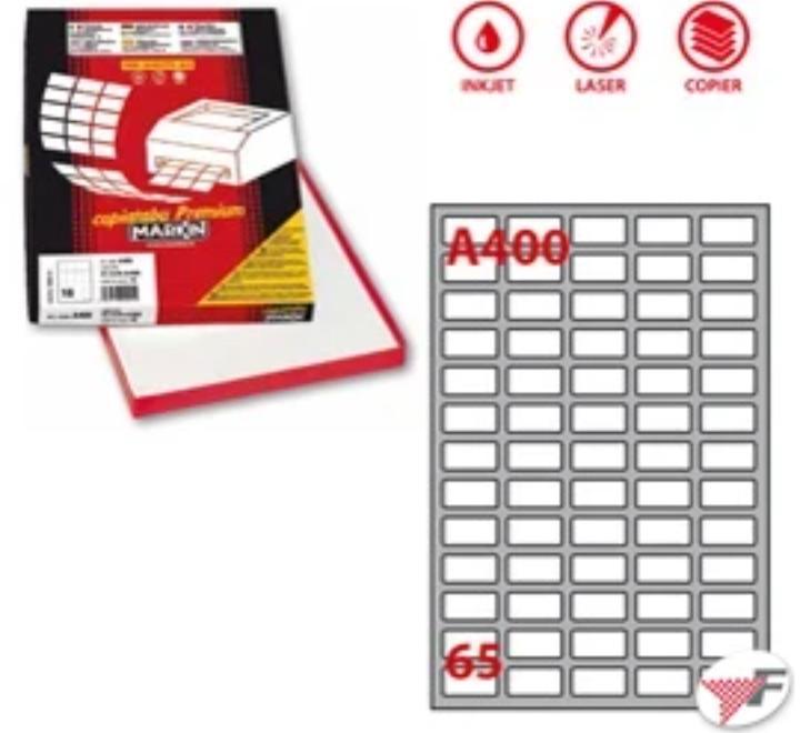 Öntapadós címke 65/A4 38,1 x 21,1 mm