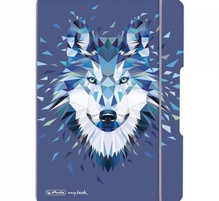 Füzet A5 kockás 40 lap my.book flex Wild Animals Wolf