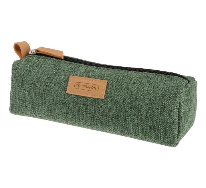 Greenline trapéz alakú tolltartó, zöld