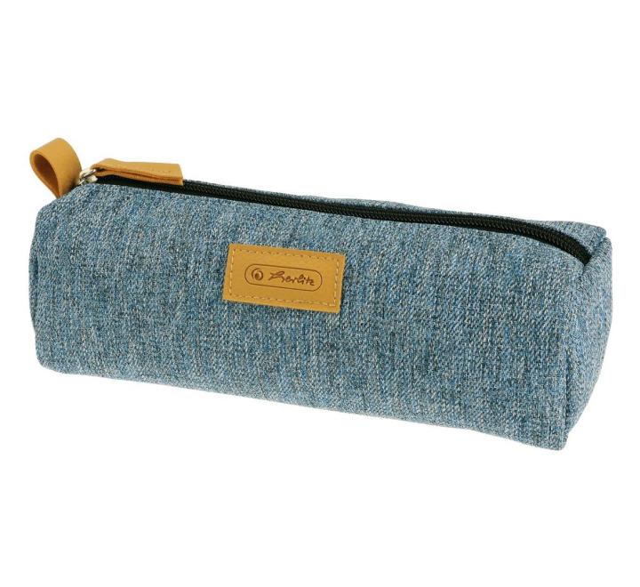 Greenline trapéz alakú tolltartó, kék