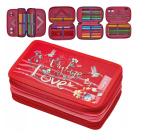 Tolltartó felszerelt 31 darabos 3 cipzárral