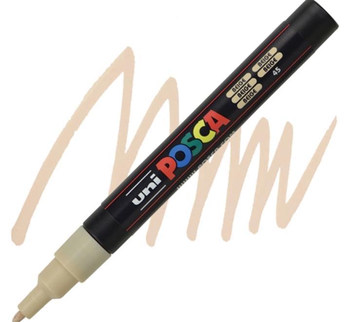Marker UNI PC-3M Posca 0.9-1.3 mm - bej