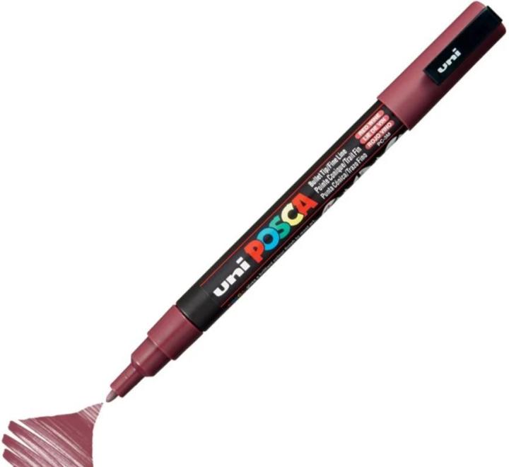 Posca UNI PC-3M jelölő 0.9-1.3 mm -barna