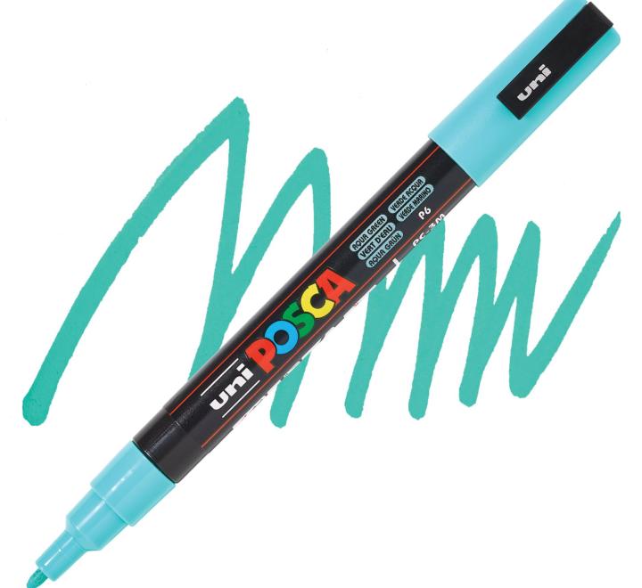 Posca UNI PC-3M Marker 0,9-1,3 mm - vízzöld