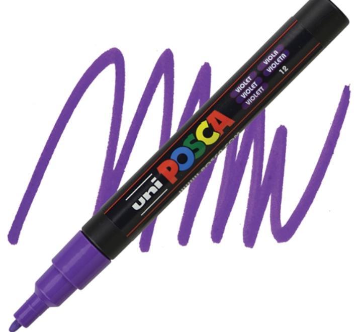 Marker UNI PC-3M Posca 0,9-1,3 mm - lila