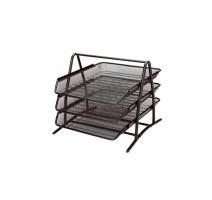 Irattartó fémtálca 3/szett fekete