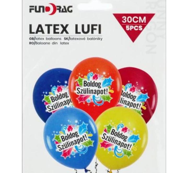Balon latex 30cm,5buc