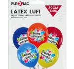 Balon latex 30cm,5buc