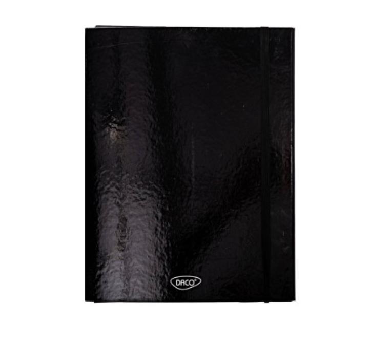 Mappa A4 laminált karton 3 cm fekete