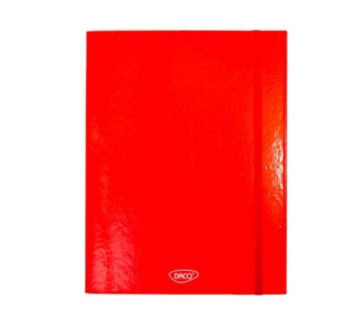 Mappa A4 laminált karton 3 cm piros