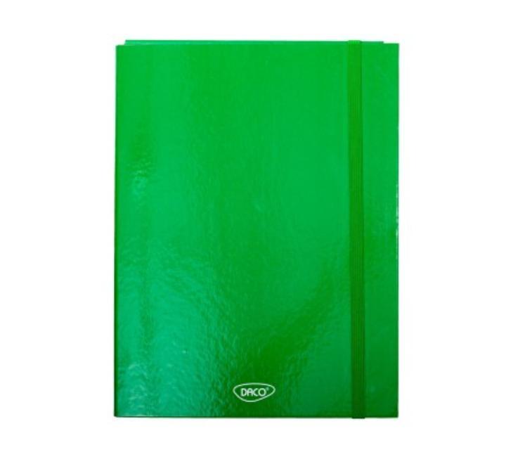 Mappa A4  laminált karton 3 cm zöld