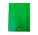 Mappa A4  laminált karton 3 cm zöld