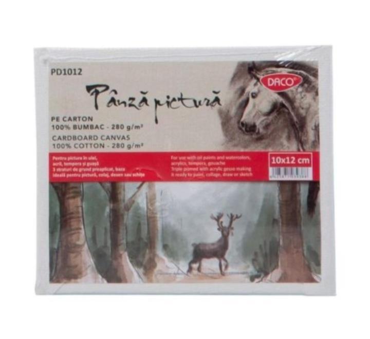 Kartonra feszített vászon 10x12 Daco