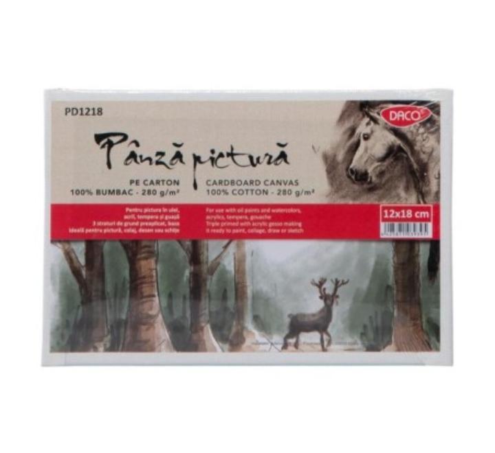 Kartonra feszített vászon 12x18 Daco