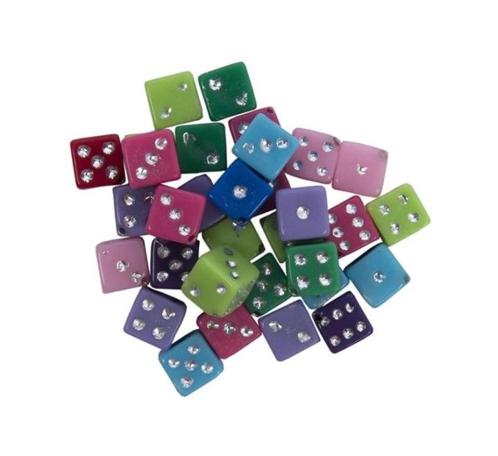 Műanyag kocka 5mm különböző színekben