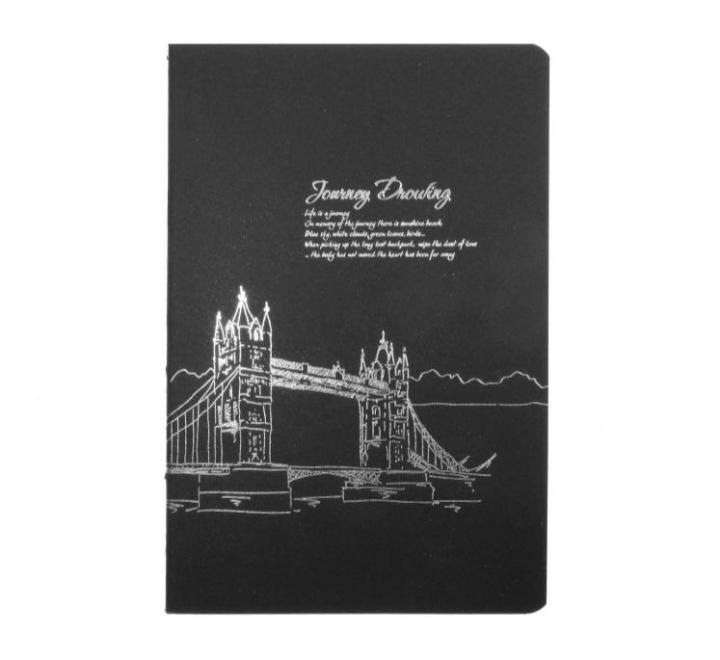 Napló A4 fekete papír 64 oldal