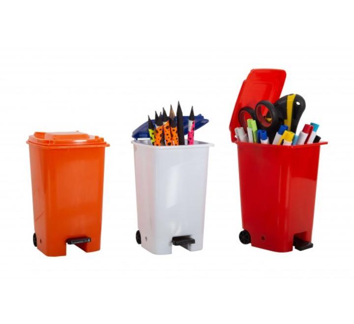 Íróeszköz-tartó - pedálos kuka modell