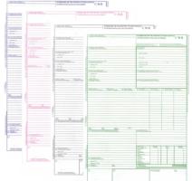 Szállító levél  4 példány 25/szet