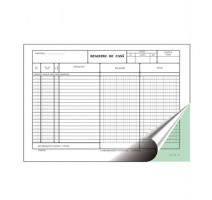 Kassza nyilvántartó füzet A4, 2 példányos, álló