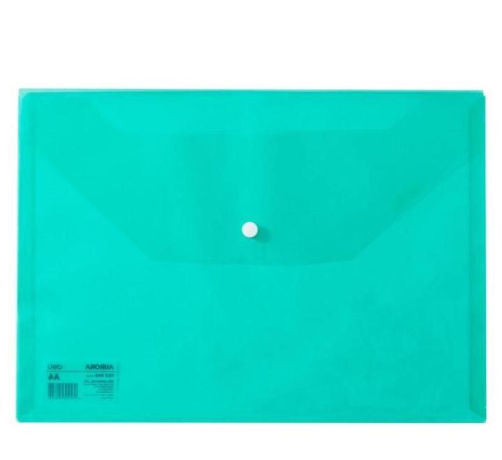 Mapa Plastic Cu Buton A4 Verde Deli