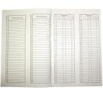 Jelenléti ív A4 40 személy