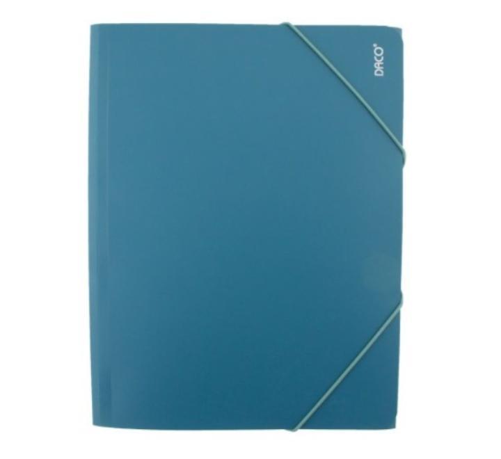 Műanyag mappa gumival Daco zöld