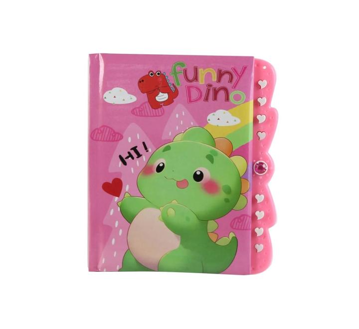 Vicces Dino lakatos napló, 13×15 cm