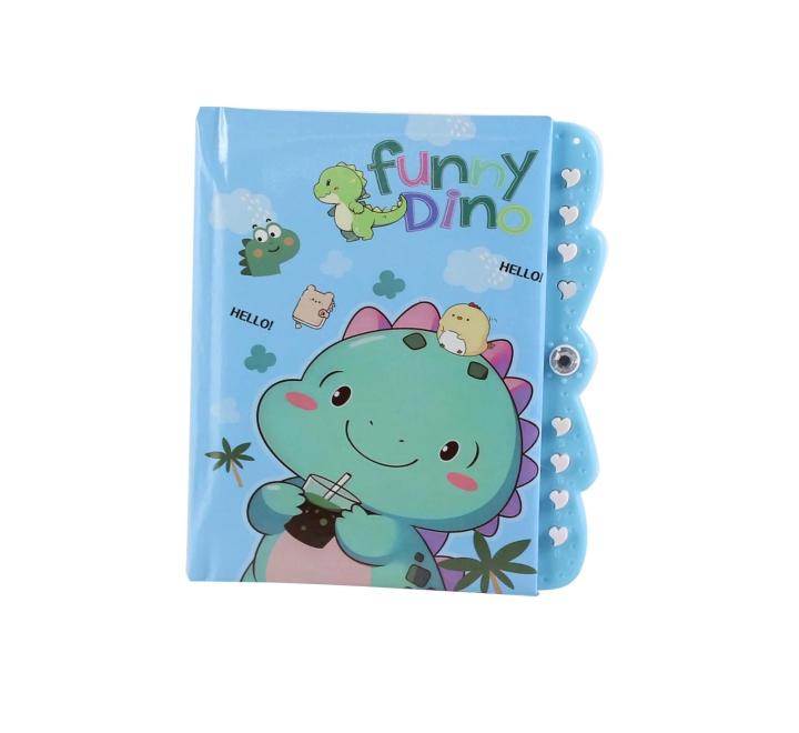 Vicces Dino lakatos napló, 13×15 cm
