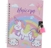 Jurnal cu lacat Unicorn 13×18 cm