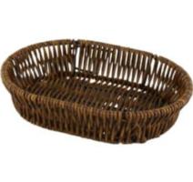 Műanyag ovális tálalókosár 20×15 cm
