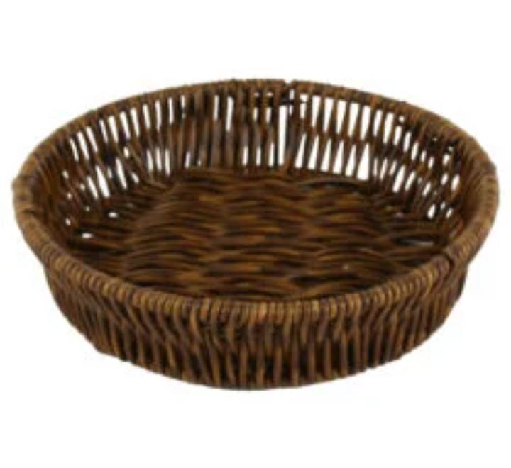 Kör alakú tálalókosár 18 cm, műanyag