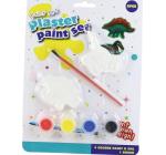 Kreatív festék és ecset készlet, Pain Art, dinoszauruszok/pillangók