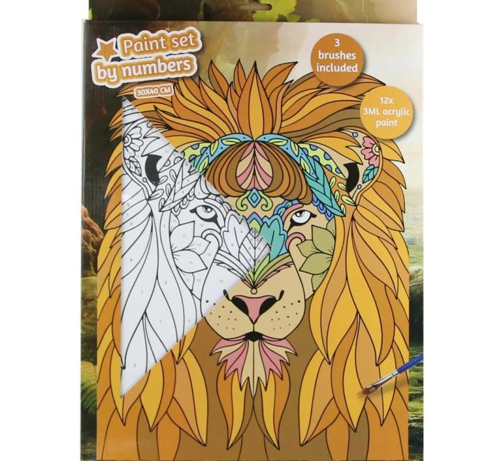 Vászonfestés számok alapján 30×40 cm