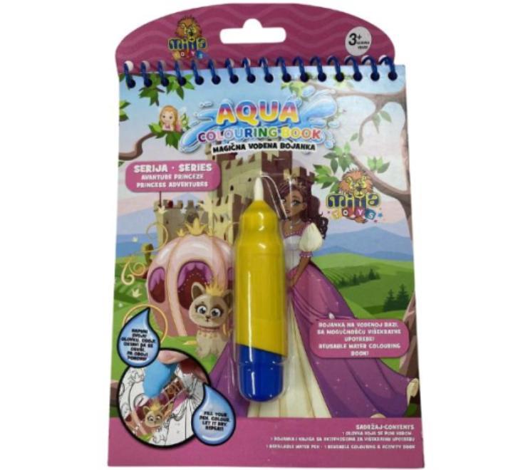 Princess Adventures vízfestő könyv
