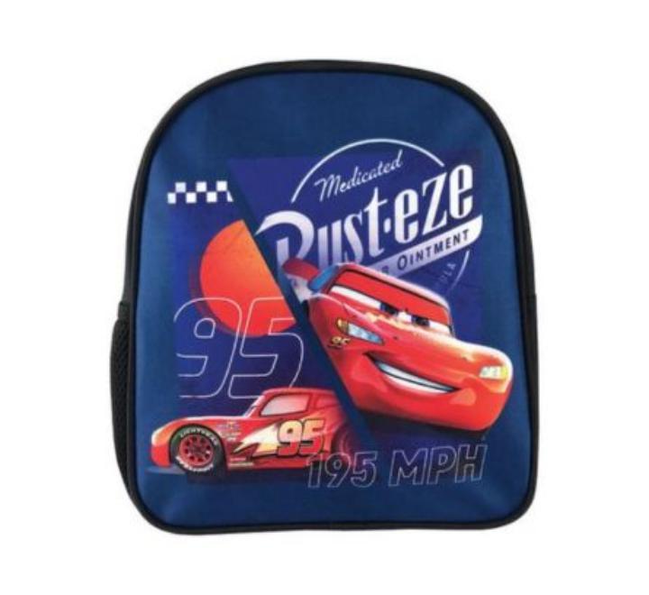 Ghiozdan Gradinita Cars albastru Rusteze Pigna 28x24x9cm