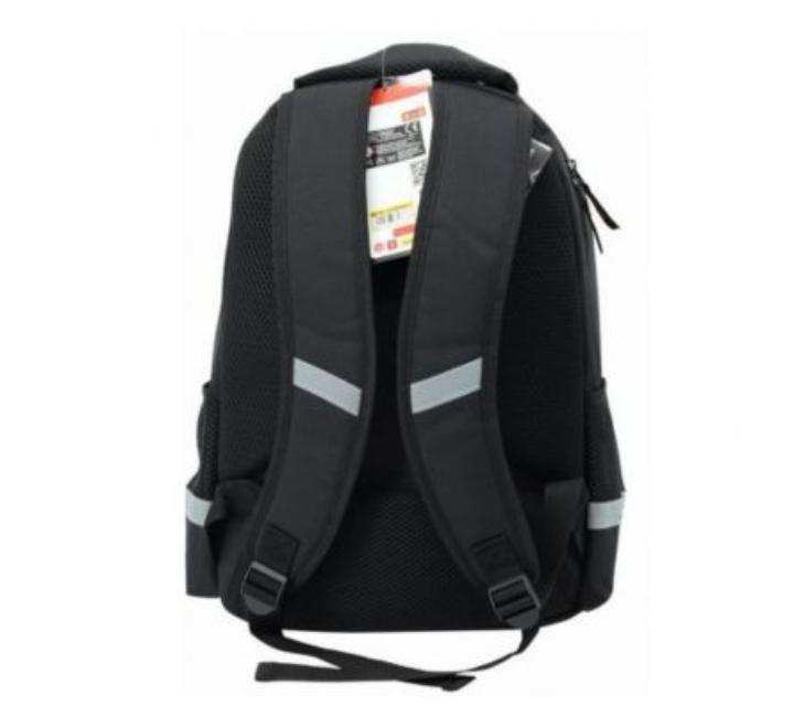 Ghiozdan Gimnaziu Emoji Clasic Negru 3 ferm. Pigna 42x30x20cm