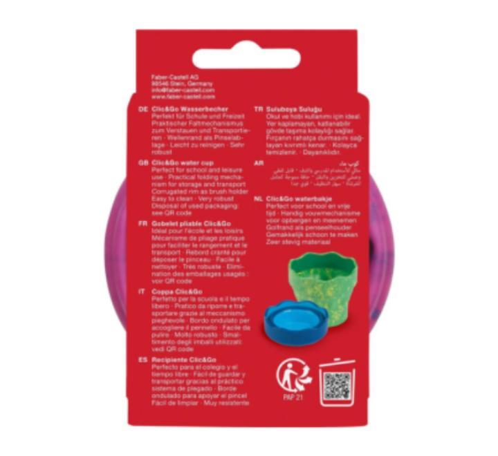 Vízes edény Faber Castell rozsaszin