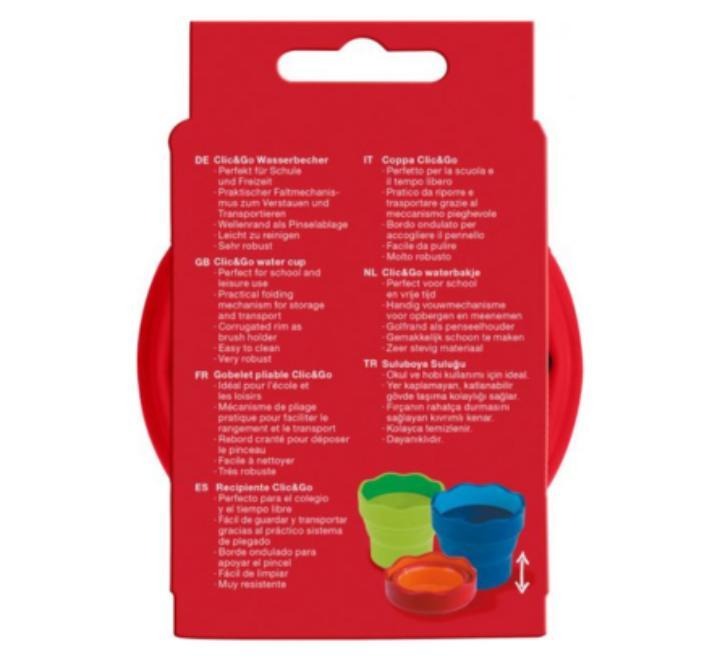 Vízes edény Faber Castell rosu