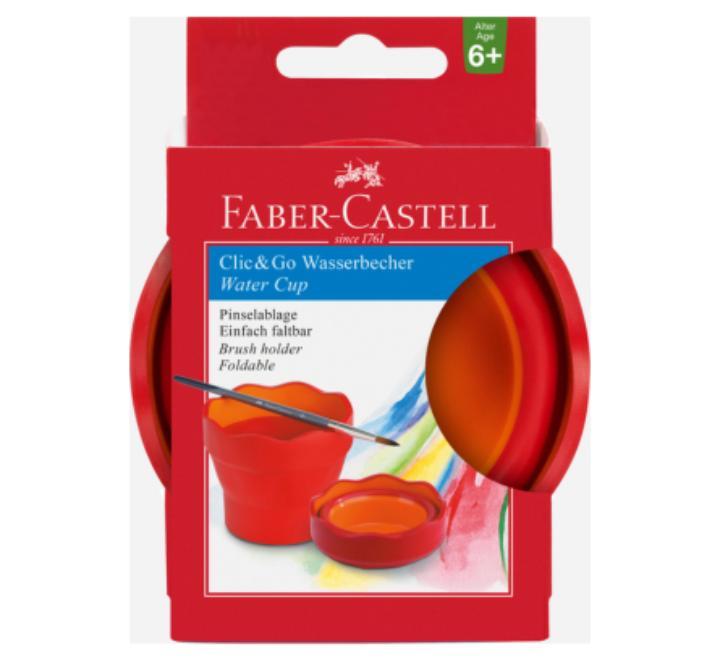 Vízes edény Faber Castell rosu