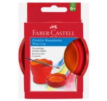 Cutie apa click-go Faber Castell rosu