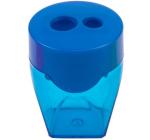 Hegyező,dupla, műanyag Deli