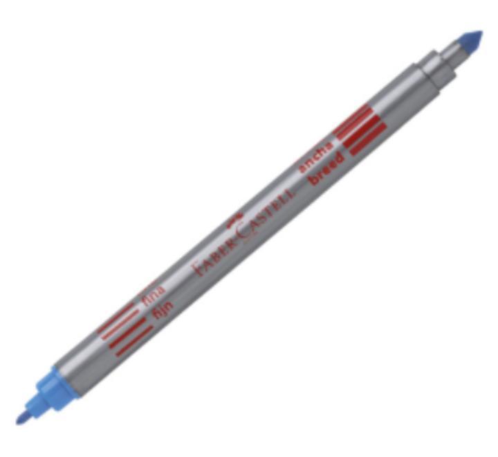 Filctoll 10 szín 2 kupak Faber-Castell