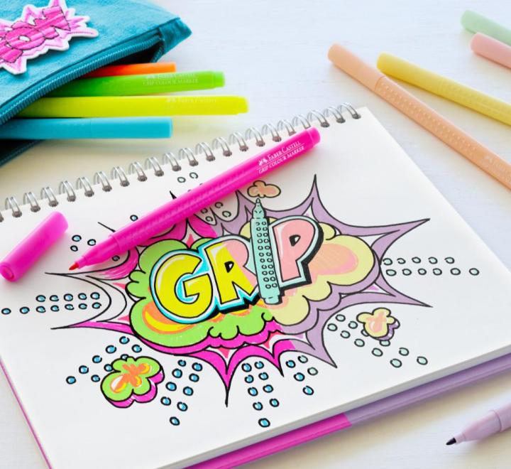 Filctoll 10 szín Pastell Faber-Castell