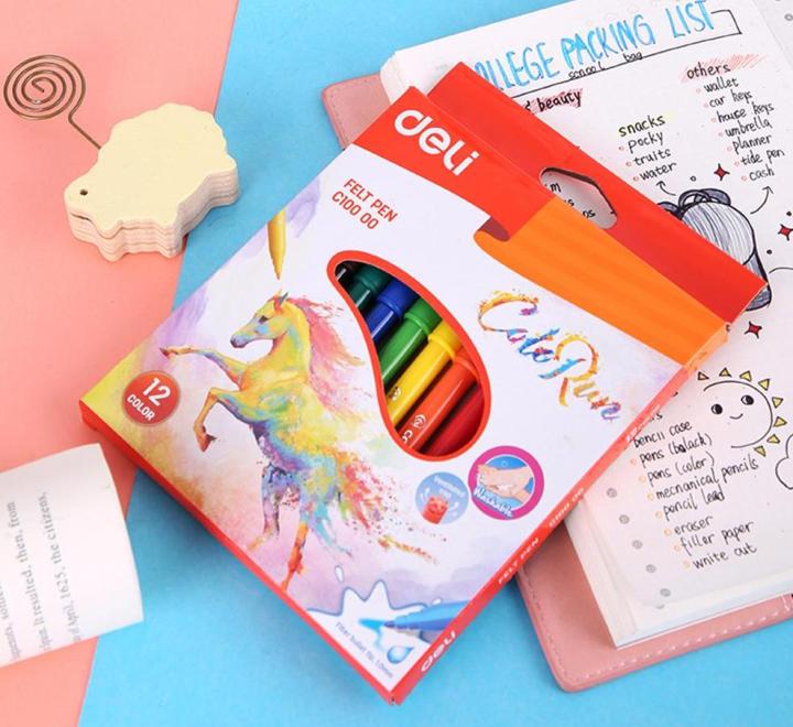 Filctoll 12 szín Deli